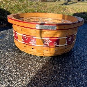Longaberger 2010 Christmas Collection - Falling Snow Basket